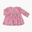 Load image into Gallery viewer, Floral Frilled Empire Dress - Pink