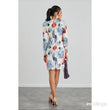 Load image into Gallery viewer, Long Sleeve Ruched Mini Dress - Multi