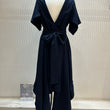 Load image into Gallery viewer, Blonde & Wise Wendy Dress With Waterfall Sleeves - Navy