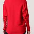 Load image into Gallery viewer, Diamante Embellished Shoulder Jumper - Red