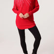 Load image into Gallery viewer, Diamante Embellished Shoulder Jumper - Red