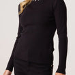 Load image into Gallery viewer, Diamante High Neck Jumper - Black