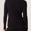 Load image into Gallery viewer, Diamante High Neck Jumper - Black