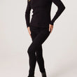 Load image into Gallery viewer, Diamante High Neck Jumper - Black