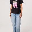Load image into Gallery viewer, Embellished Shopping Bear T-Shirt - Black