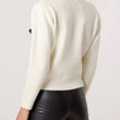 Load image into Gallery viewer, Embellished Diamante Bow Cardigan - Ivory