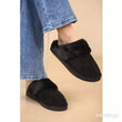 Load image into Gallery viewer, Faux Fur Lined Slip On Slipper - Black