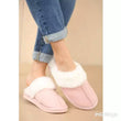 Load image into Gallery viewer, Faux Fur Lined Slip On Slipper - Pink