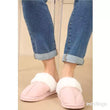 Load image into Gallery viewer, Faux Fur Lined Slip On Slipper - Pink