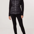 Load image into Gallery viewer, Knitted Sleeve Puffer Quilted Jacket - Black