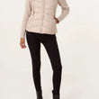 Load image into Gallery viewer, Knitted Sleeve Puffer Quilted Jacket - Stone
