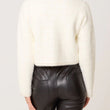 Load image into Gallery viewer, Pearl Button Check Knit Cardigan - Ivory