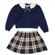 Load image into Gallery viewer, Girls True Knit Jumper & Skirt - Navy