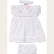 Load image into Gallery viewer, Baby Girls Floral Dress, Pants And Headband Set - White