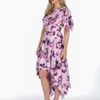 Load image into Gallery viewer, Blonde & Wise Wendy Dress With Waterfall Sleeves - Somerset Floral