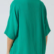 Load image into Gallery viewer, V-Neck Front Tie Blouse - Jade