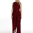Load image into Gallery viewer, Blonde & Wise Ivy Dress With Ruffle - Deep Red