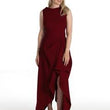 Load image into Gallery viewer, Blonde & Wise Ivy Dress With Ruffle - Deep Red