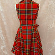 Load image into Gallery viewer, Blonde & Wise Trench Dress - Red Tartan