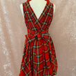 Load image into Gallery viewer, Blonde & Wise Trench Dress - Red Tartan