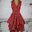 Load image into Gallery viewer, Blonde & Wise Trench Dress - Red Tartan