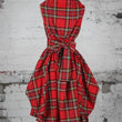 Load image into Gallery viewer, Blonde & Wise Trench Dress - Red Tartan