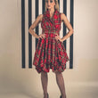 Load image into Gallery viewer, Blonde & Wise Trench Dress - Red Tartan