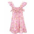 Load image into Gallery viewer, Baby Girls Carousel Print Smock Summer Dress - Pink
