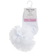 Load image into Gallery viewer, Baby Girls Tutu Frill Socks With Bow - White
