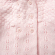 Load image into Gallery viewer, Baby Girls Double Knit Hooded Cardigan - Pink
