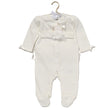 Load image into Gallery viewer, Baby Girls All In One &amp; Headband Sleepsuit - Cream
