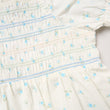 Load image into Gallery viewer, Girls Smocked Dress &amp; Bobble Set - White
