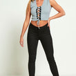 Load image into Gallery viewer, High Waist Skinny Jeans - Black
