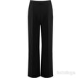 Load image into Gallery viewer, Pin Tuck High Waist Wide Leg Trousers - Black
