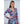 Load image into Gallery viewer, Long Sleeve Twist Front Midi Dress - Blue Leopard
