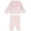 Load image into Gallery viewer, Baby Girls Knitted Bow 2 Piece Set - Pink
