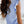 Load image into Gallery viewer, Alison Frill Tie Up Blouse - Blue
