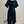 Load image into Gallery viewer, Blonde &amp; Wise Wendy Dress With Waterfall Sleeves - Navy
