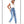 Load image into Gallery viewer, Blue Washed High Waisted Mom Jeans - Blue
