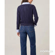 Load image into Gallery viewer, Cable Knit Cardigan With Collar - Navy
