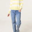 Load image into Gallery viewer, Crew Neck Sailor Stripe Jumper - Lemon
