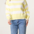 Load image into Gallery viewer, Crew Neck Sailor Stripe Jumper - Lemon
