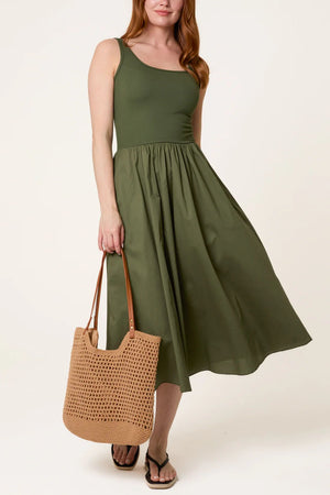 Crochet Tote Bag - Brown