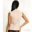 Load image into Gallery viewer, Drummer Boy Fine Knit Zip Up Top - Beige
