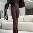 Load image into Gallery viewer, Elara High Waisted Flared Trousers - Brown
