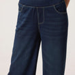 Load image into Gallery viewer, Elasticated Waistband Wide Leg Jeans - Indigo
