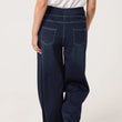 Load image into Gallery viewer, Elasticated Waistband Wide Leg Jeans - Indigo
