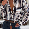 Load image into Gallery viewer, Elora Striped Shirt - Ivory
