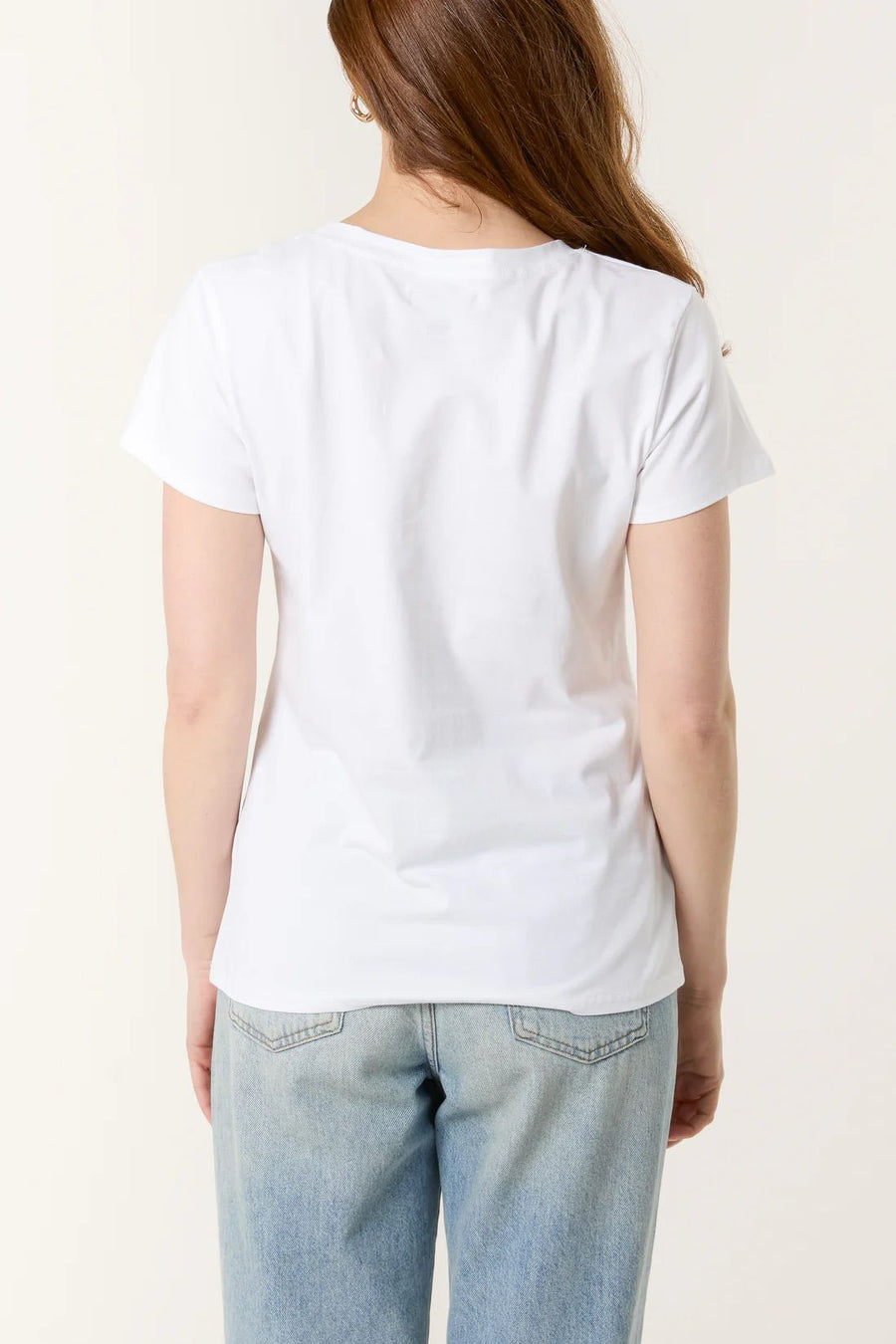 Sequin Cruise T-Shirt - White