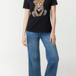 Load image into Gallery viewer, Embellished Teddy Bear T-Shirt - Black
